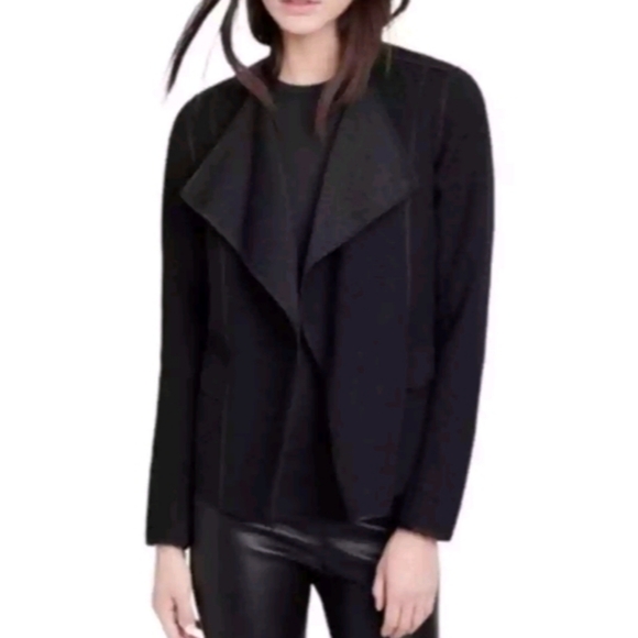 Vince Asymmetrical Spring Boucle Jacket Size L - Picture 3 of 9